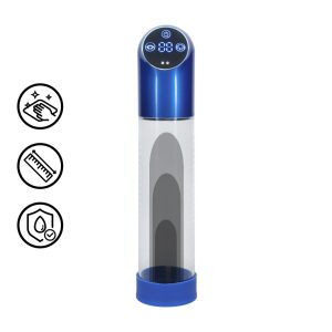 BOMBA AUTOMÁTICA PARA EL PENE METAL BLUE PUMPED