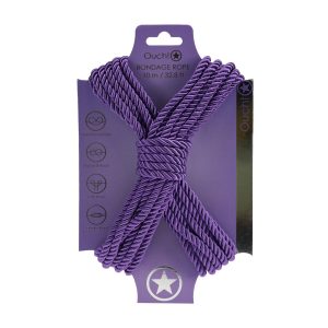 CUERDA DE POLIÉSTER PARA BONDAGE 32.8 FT /10 M MORADO OUCH!