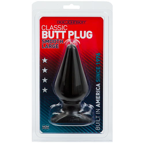 PLUG ANAL DOC JOHNSON CLASSIC BUTT PLUG NEGRO LARGE - Imagen 3
