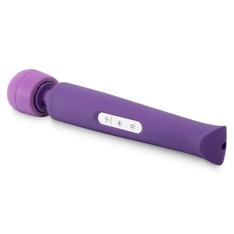 MASAGEADOR CON CARGADOR USB CANDY PIE MAGIC WAND MORADO - Imagen 2
