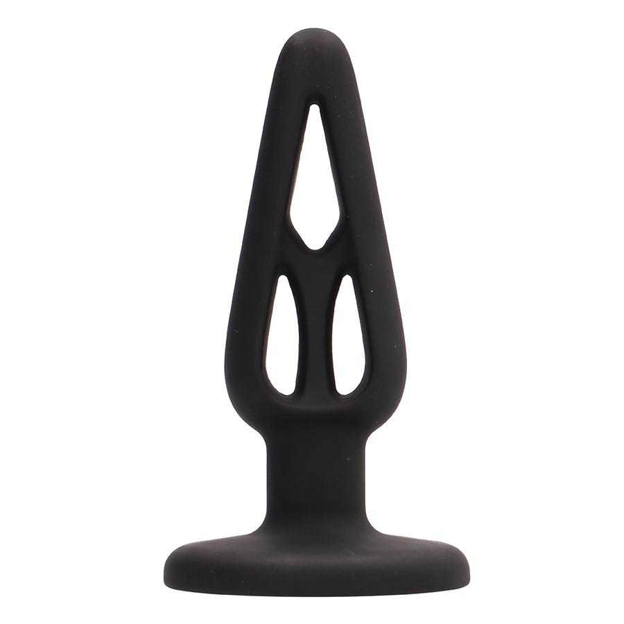PLUG ANAL EN SILICONA PLUG & PLAY 4” NEGRO - Imagen 4
