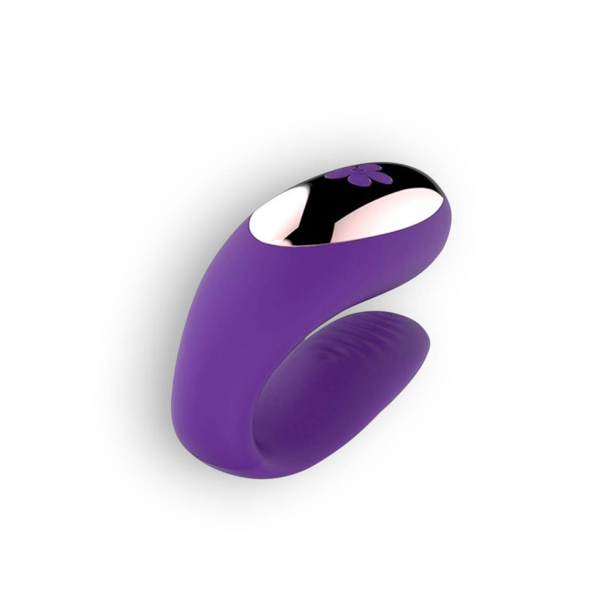 VIBRADOR RECARGABLE PARA PAREJA CON MANDO MORADO TOYZ4LOVERS - Imagen 3