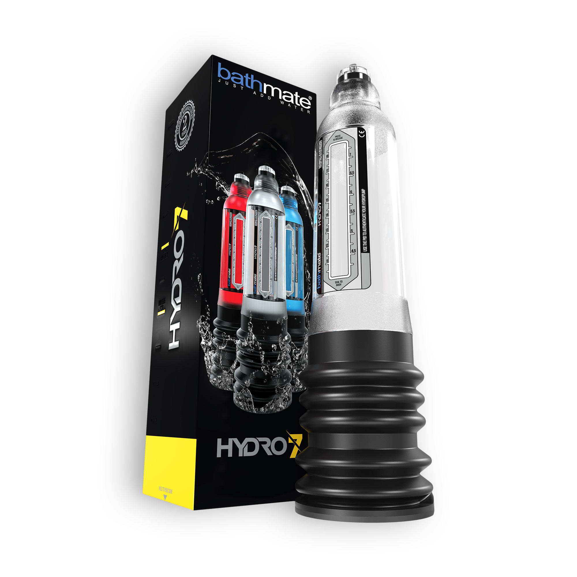 HIDRO BOMBA PARA EL PENE BATHMATE HYDRO 7 HYDRO PUMP TRANSPARENTE - Imagen 5