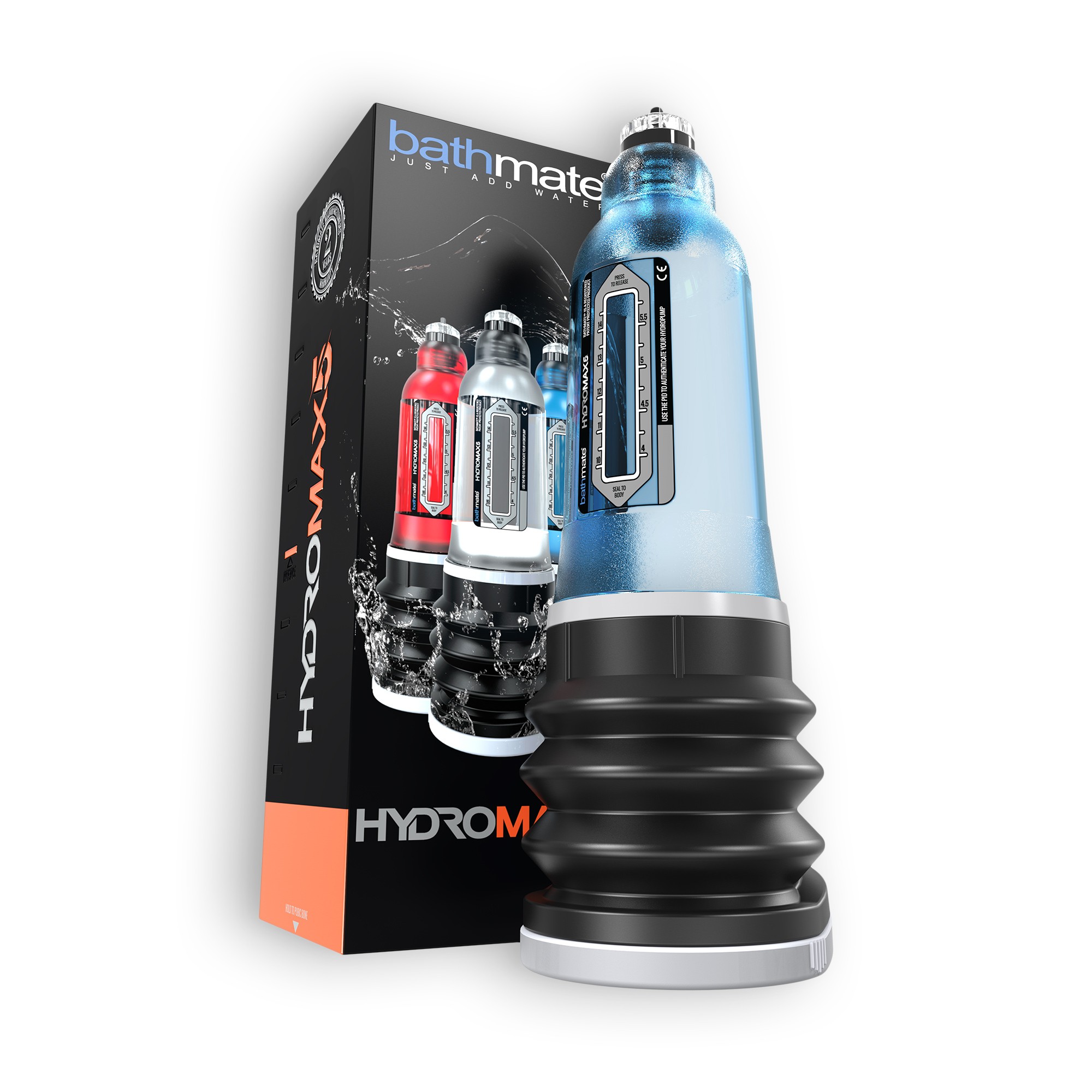 HIDRO BOMBA PARA EL PENE BATHMATE HYDROMAX 5 AZUL - Imagen 2