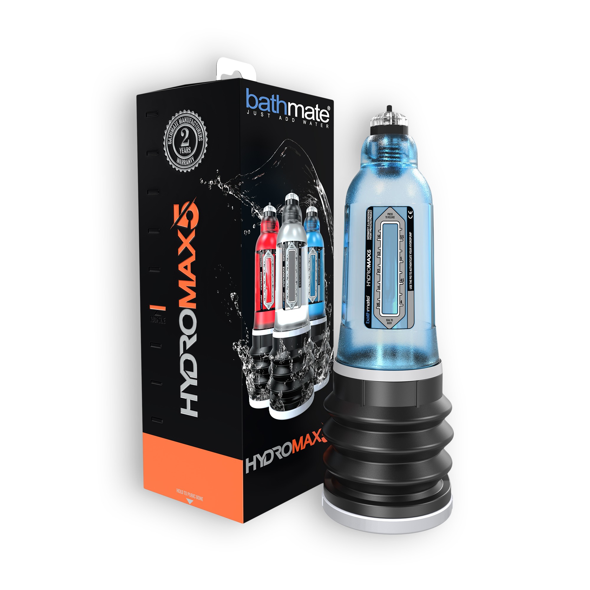 HIDRO BOMBA PARA EL PENE BATHMATE HYDROMAX 5 AZUL - Imagen 3