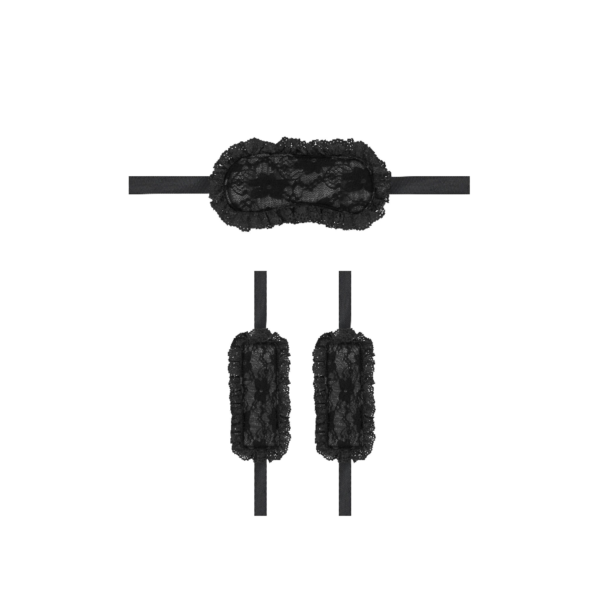 KIT BONDAGE INTRODUCTÓRIO 7 NEGRO OUCH! - Imagen 4