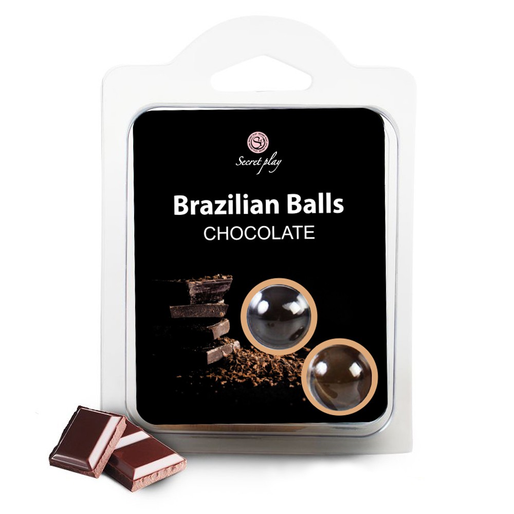 BOLAS LUBRICANTES BESABLES BRAZILIAN BALLS SABOR A CHOCOLATE 2 X 4GR - Imagen 3