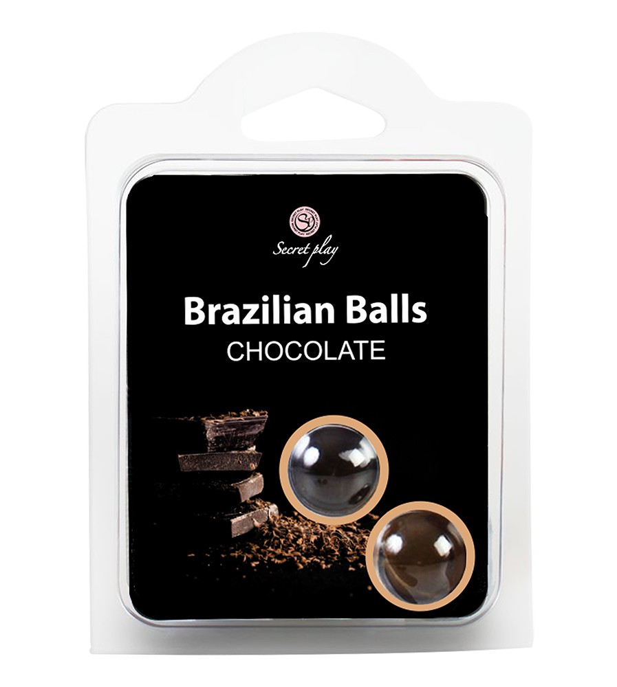 BOLAS LUBRICANTES BESABLES BRAZILIAN BALLS SABOR A CHOCOLATE 2 X 4GR - Imagen 4
