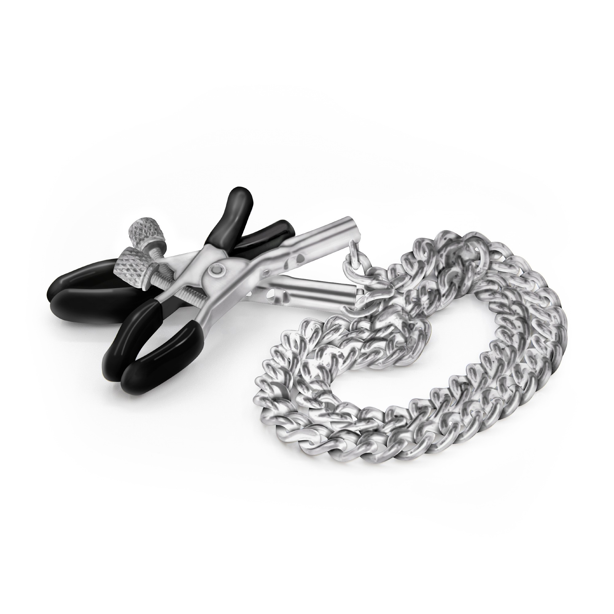 PINZAS PARA PEZONES SILVER NIPPLE CHAIN CLAMPS CRUSHIOUS - Imagen 3