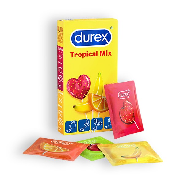 PRESERVATIVOS DUREX TROPICAL 6 UNIDADES - Imagen 4