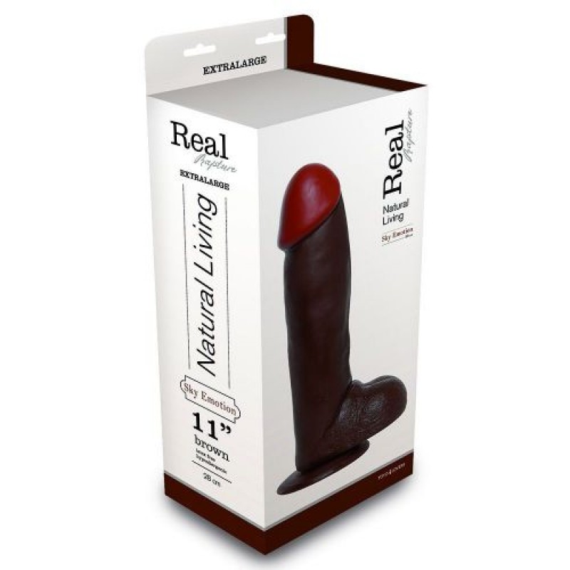 PENE REALÍSTICO REAL RAPTURE SKY EMOTION 11'' NEGRO - Imagen 2