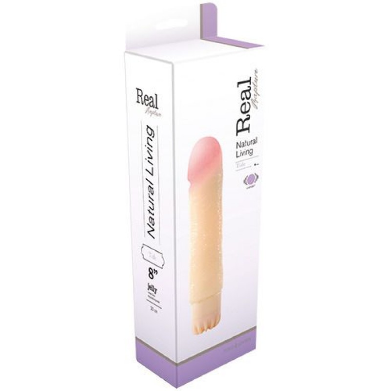VIBRADOR JELLY REAL RAPTURE TIDE 8'' - Imagen 3