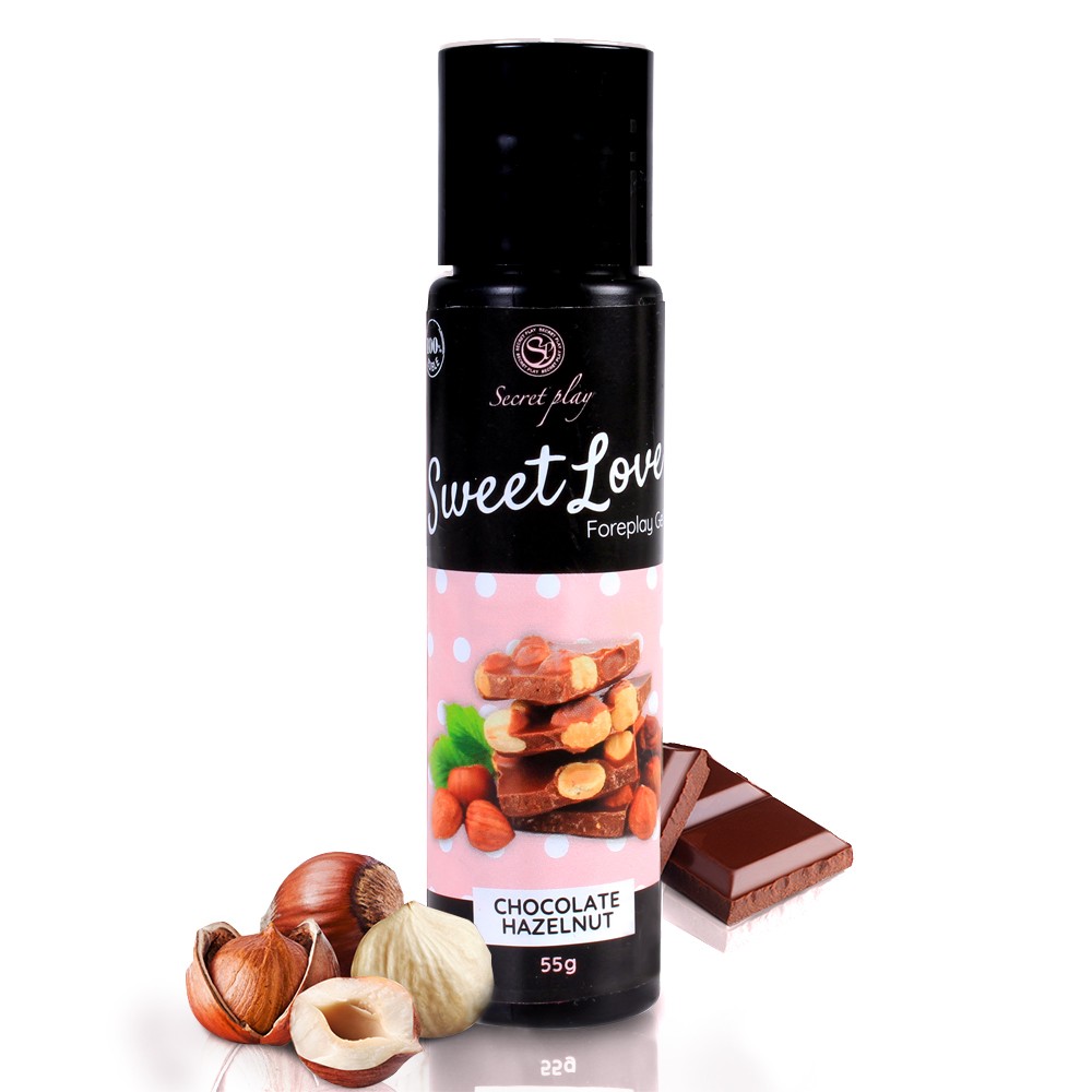 GEL LUBRICANTE CON SABOR A CHOCOLATE Y AVELLANAS BLANCO SWEET LOVE SECRET PLAY 60ML - Imagen 3