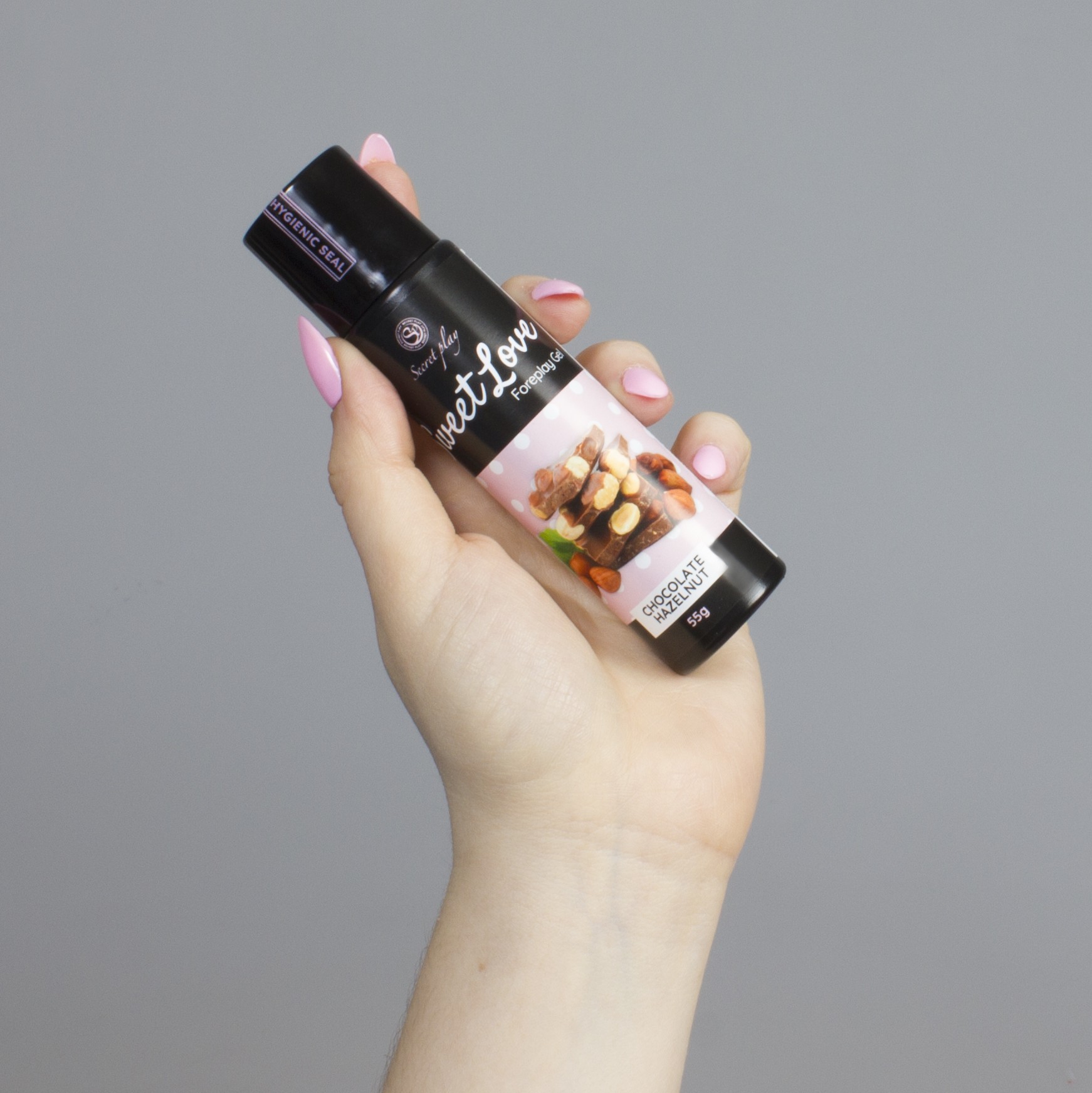 GEL LUBRICANTE CON SABOR A CHOCOLATE Y AVELLANAS BLANCO SWEET LOVE SECRET PLAY 60ML - Imagen 4