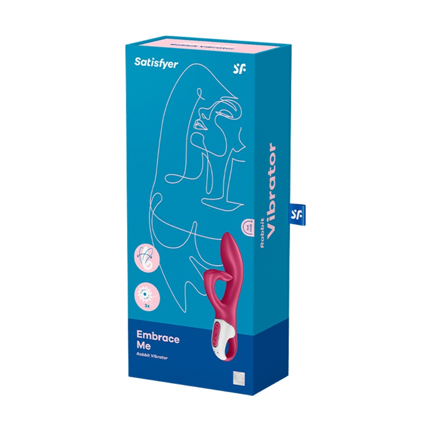 VIBRADOR EMBRACE ME SATISFYER ROJO - Imagen 6