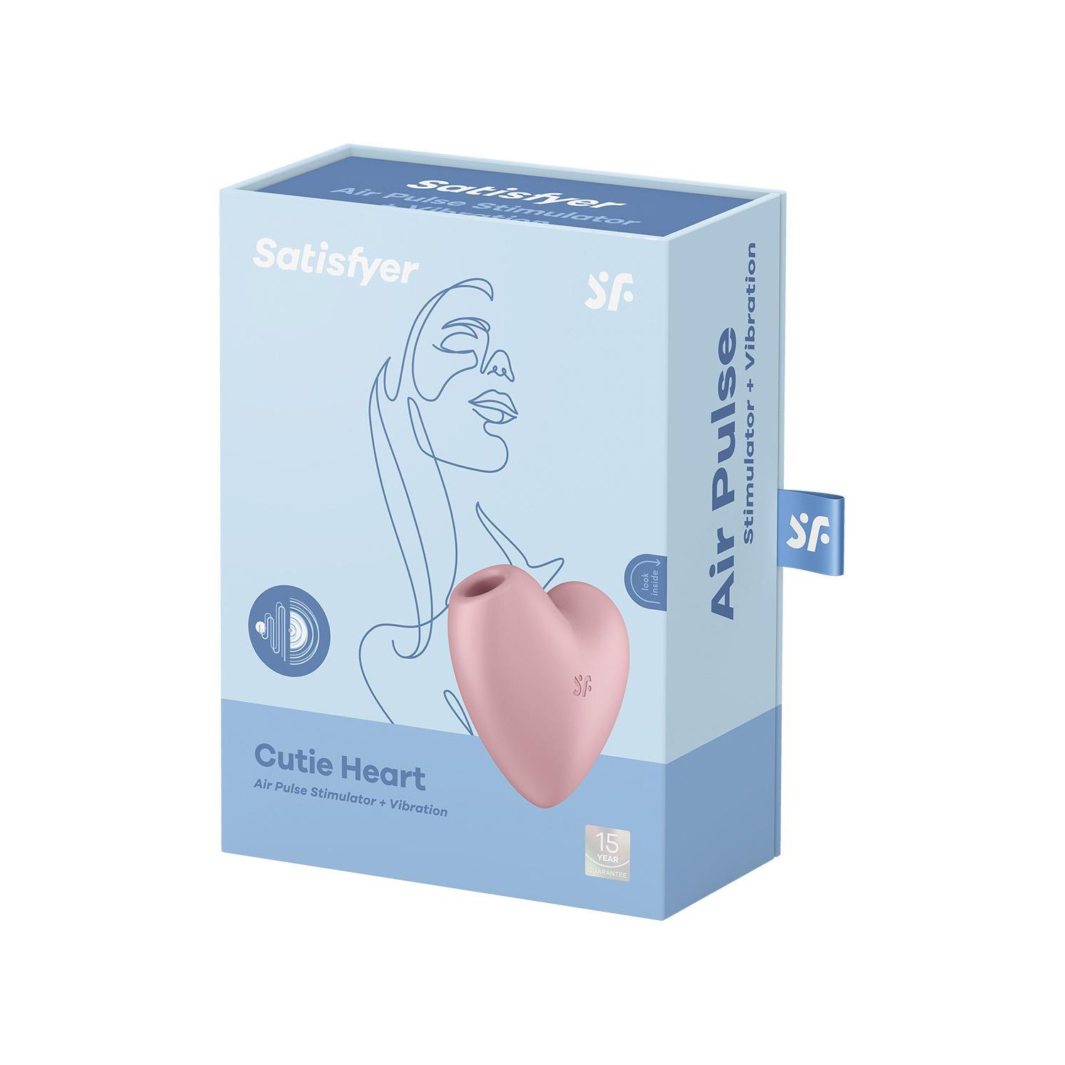 VIBRADOR CUTIE HEART SATISFYER ROSA - Imagen 7