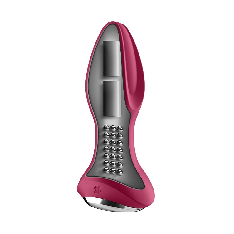 PLUG VIBRATORIO ROTATOR PLUG 2+ CON APP SATISFYER FUSCIA - Imagen 3