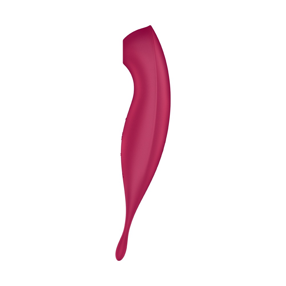 VIBRADOR TWIRLING PRO SATISFYER CON APLICACIÓN CONNECT ROJO - Imagen 6