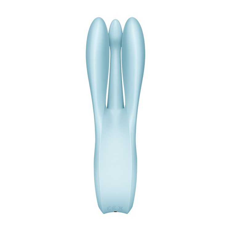 VIBRADOR THREESOME 1 AZUL SATISFYER - Imagen 4