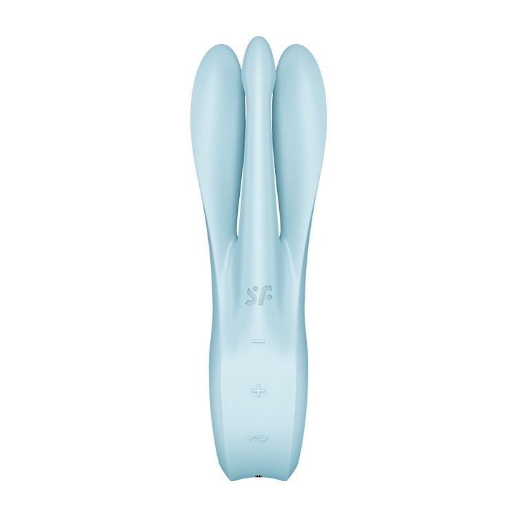 VIBRADOR THREESOME 1 AZUL SATISFYER - Imagen 6