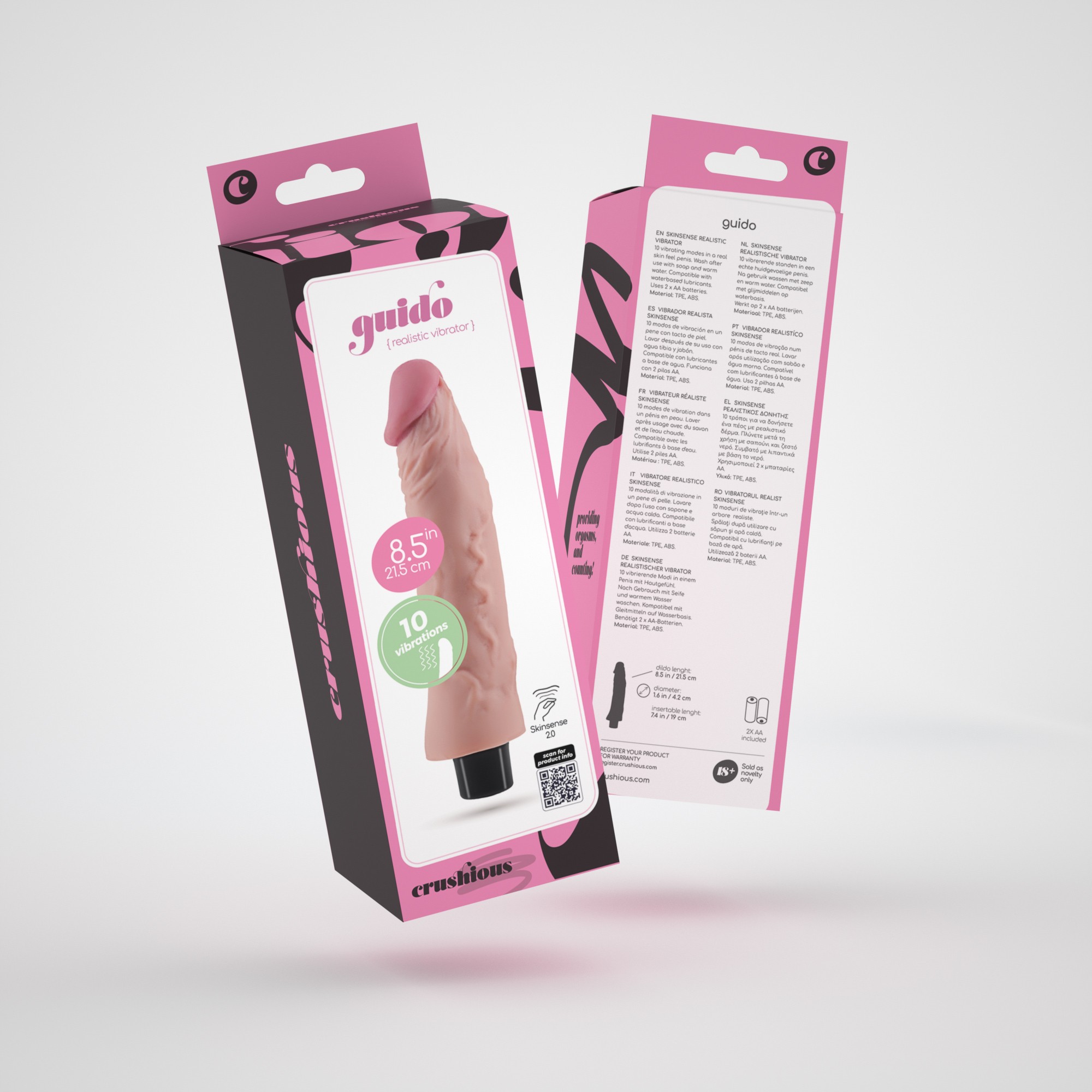 VIBRADOR REALISTA GUIDO CRUSHIOUS - Imagen 8