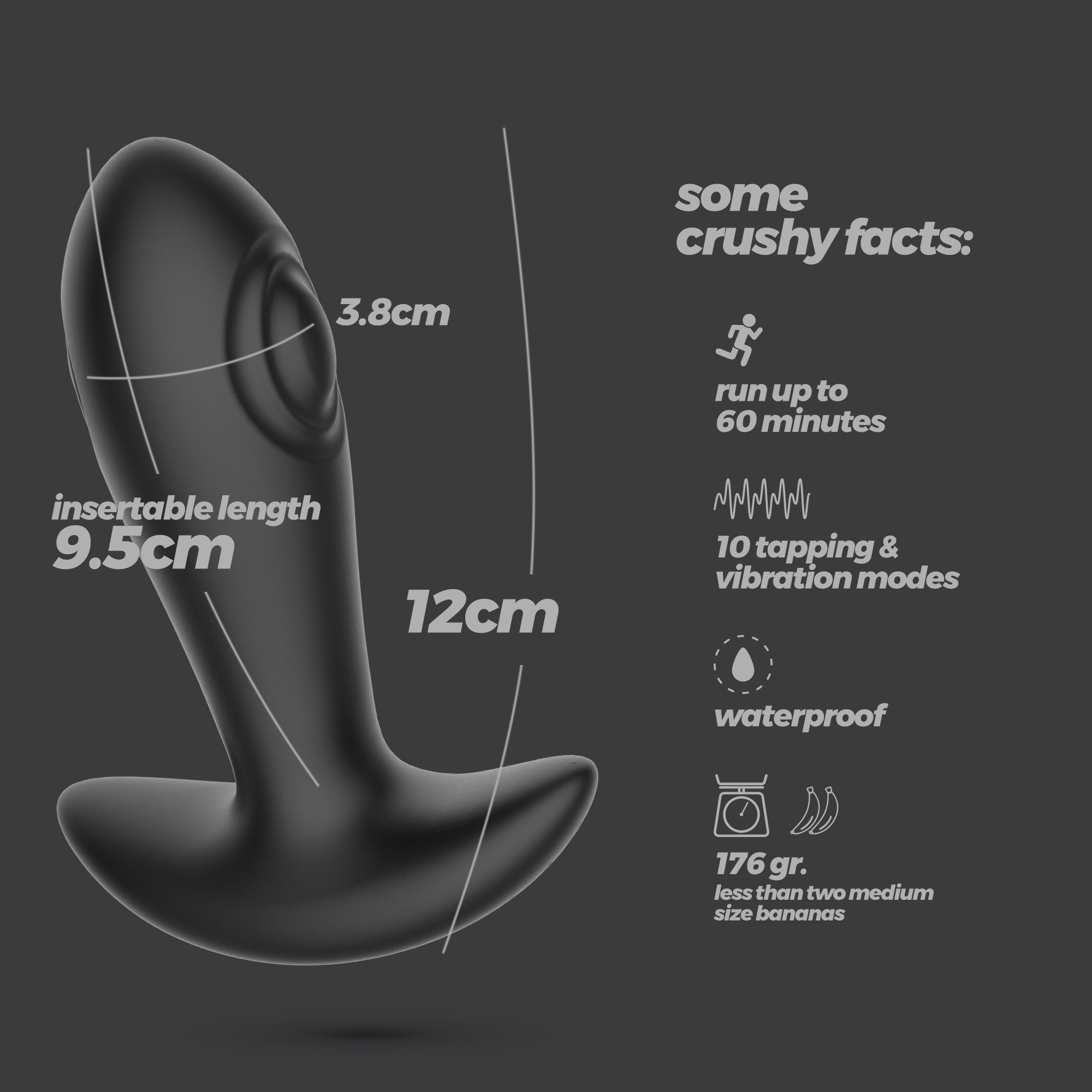 OCTO PLUG ANAL CON GOLPETEO Y MANDO A DISTANCIA CRUSHIOUS - Imagen 10