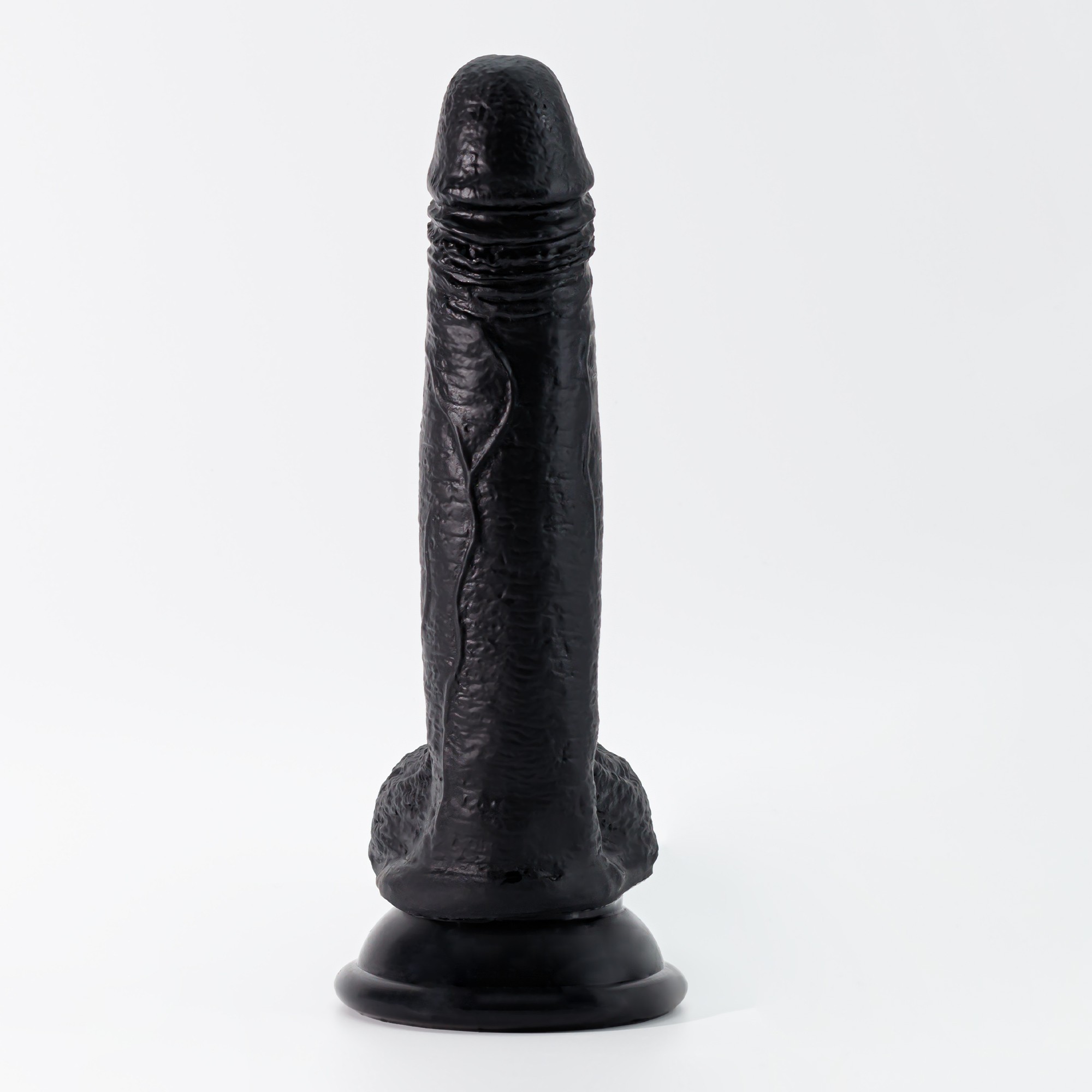 DILDO DE SILICONA LIQUIDA INVIKTUS 7 CRUSHIOUS NEGRO - Imagen 3