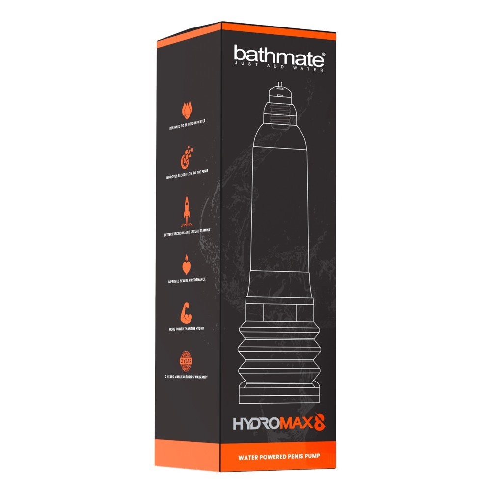 BOMBA PARA EL PENE HYDROMAX 8 BATHMATE TRANSPARENTE