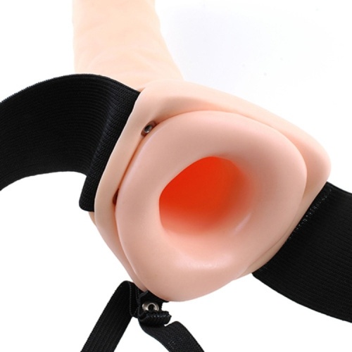 STRAP-ON HUECO 8'' HOLLOW FETISH FANTASY SERIES BLANCO - Imagen 3