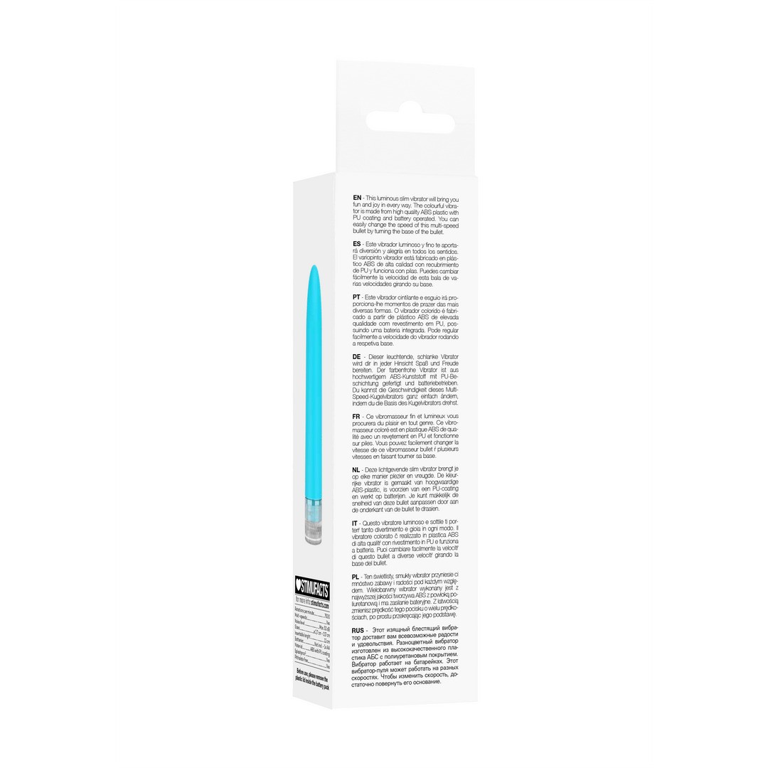 VIBRADOR ELENI LUMINOUS NEON COLLECTION AZUL - Imagen 3