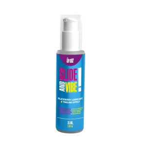 LUBRICANTE A BASE DE AGUA CON VIBRACIÓN SLIDE AND VIBE 35ML INTT
