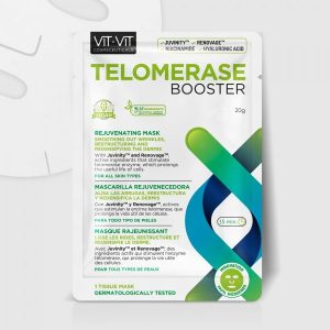 MÁSCARA DE TECIDO FACIAL TELOMERASE BOOSTER VIT VIT COSMETICS 20GR
