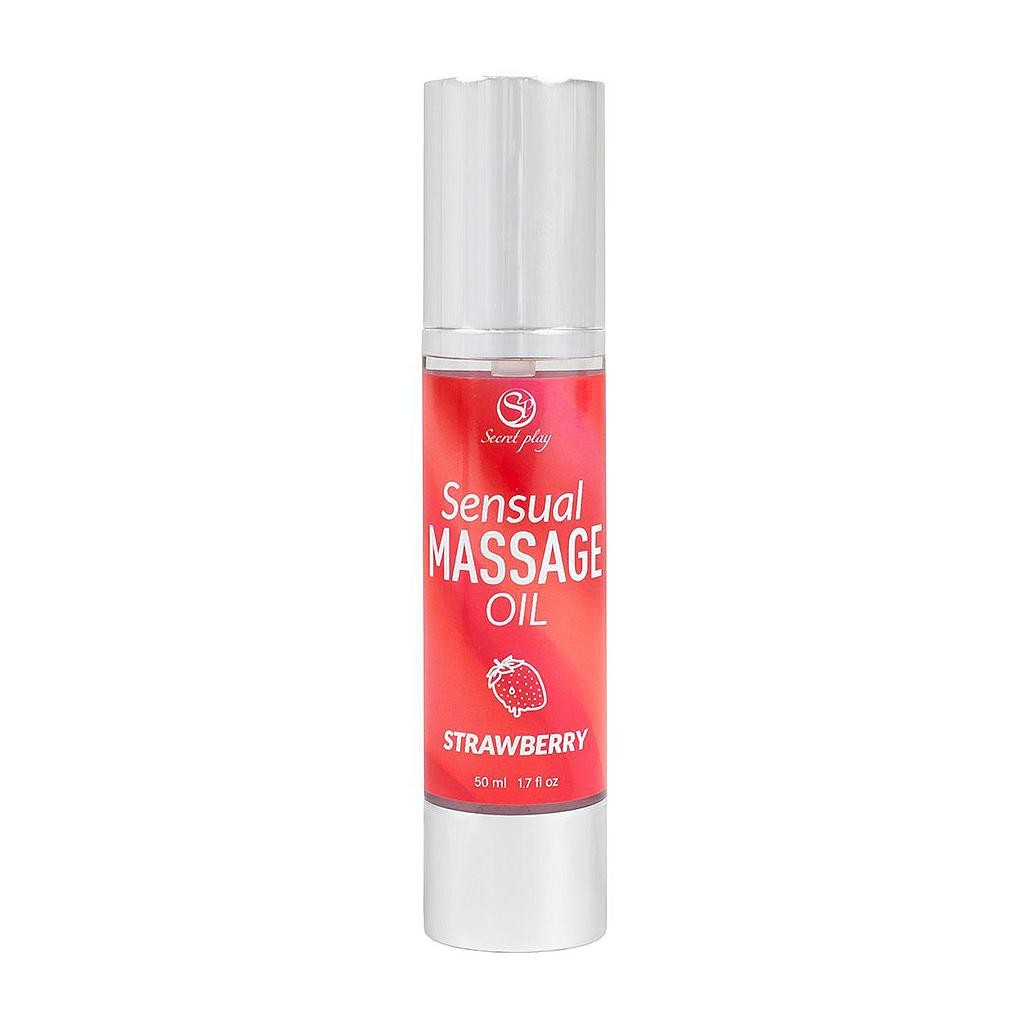 ACEITE DE MASAJE CON SABOR A FRESA 50 ML SECRET PLAY - Imagen 4
