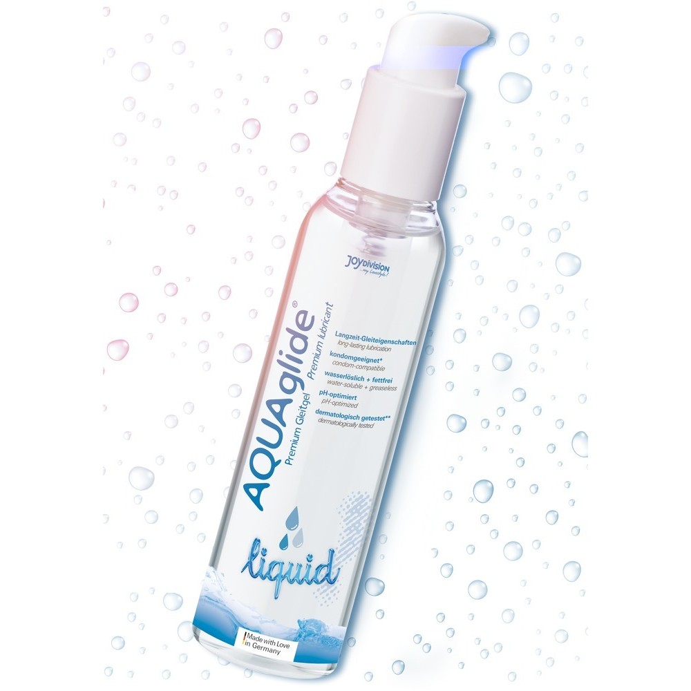 LUBRICANTE A BASE DE AGUA AQUAGLIDE LIQUID 250 ML JOYDIVISION - Imagen 3