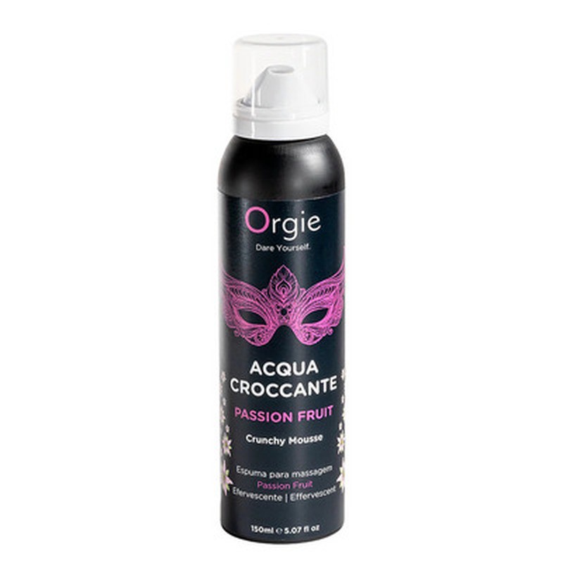 ESPUMA DE MASAJE CRACKELING ACQUA CROCCANTE DE MARACUYÁ 150ML ORGIE - Imagen 3