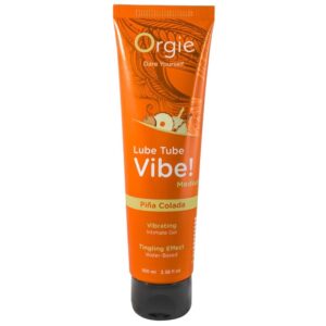 LUBRICANTE LUBE TUBE VIBE! PIÑA COLADA INTENSIDAD MEDIA ORGIE 100ML
