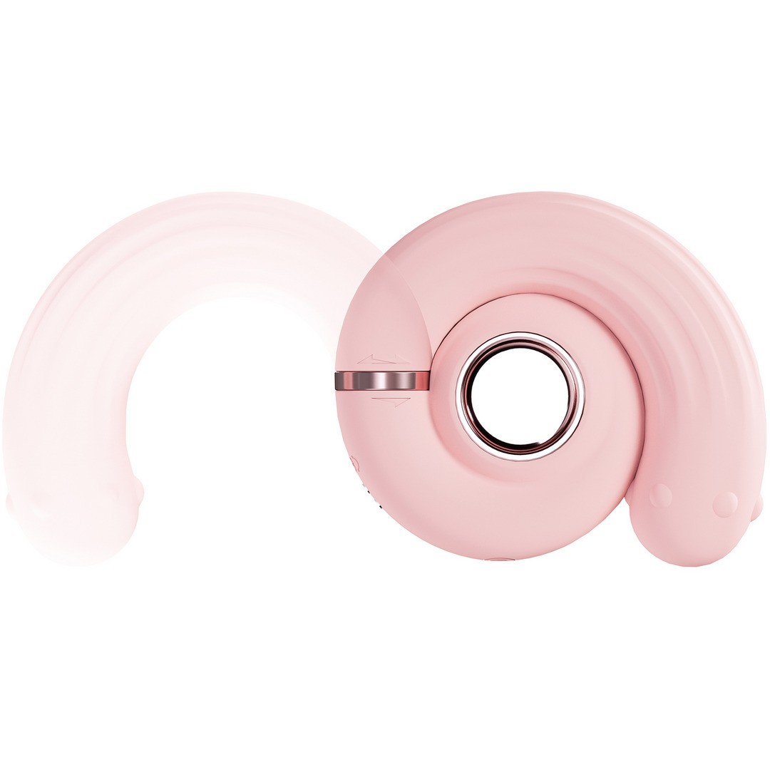 VIBRADOR CON PERLAS GIRATORIAS PERLES SWIRL ROSA LOVELINE - Imagen 3