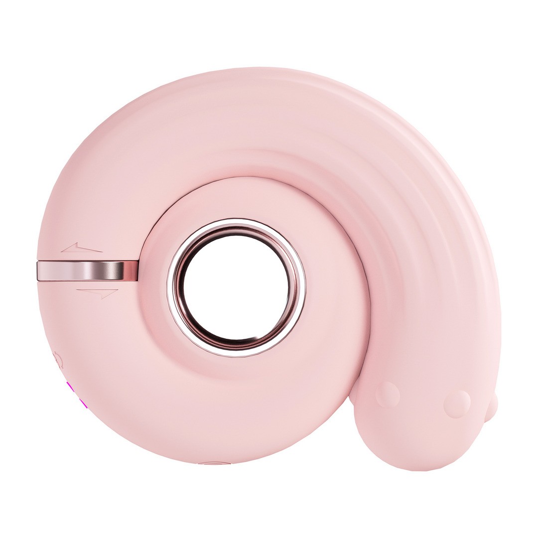 VIBRADOR CON PERLAS GIRATORIAS PERLES SWIRL ROSA LOVELINE - Imagen 4
