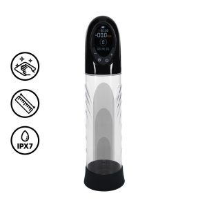 BOMBA AUTOMÁTICA PARA EL PENE CYBERPULSE NEGRA PUMPED
