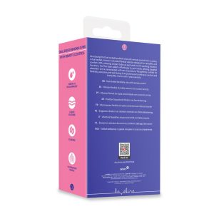 VIBRADOR FLEXIBLE CON MANDO DUAL-ENDED BENDABLE MORADO LOVELINE