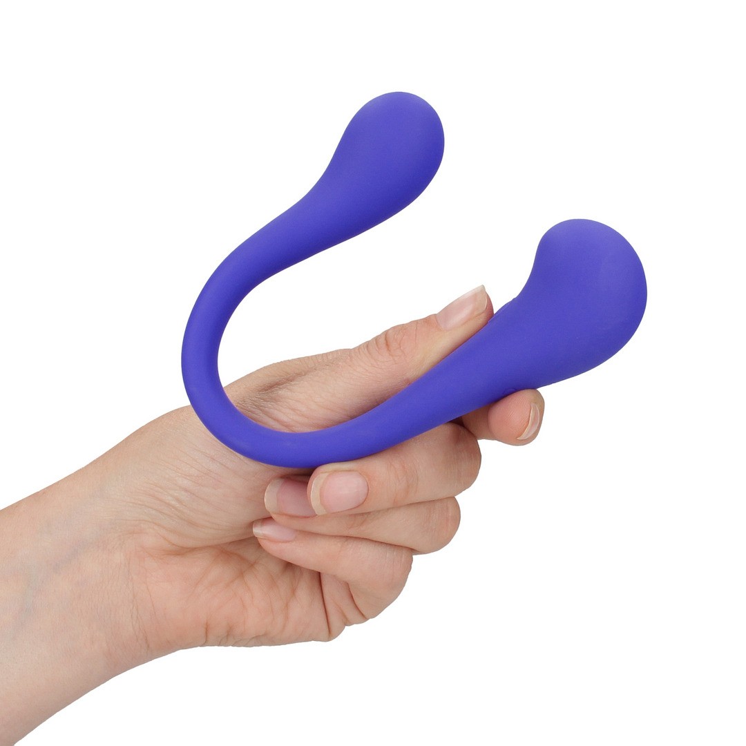 VIBRADOR FLEXIBLE CON MANDO DUAL-ENDED BENDABLE MORADO LOVELINE - Imagen 4