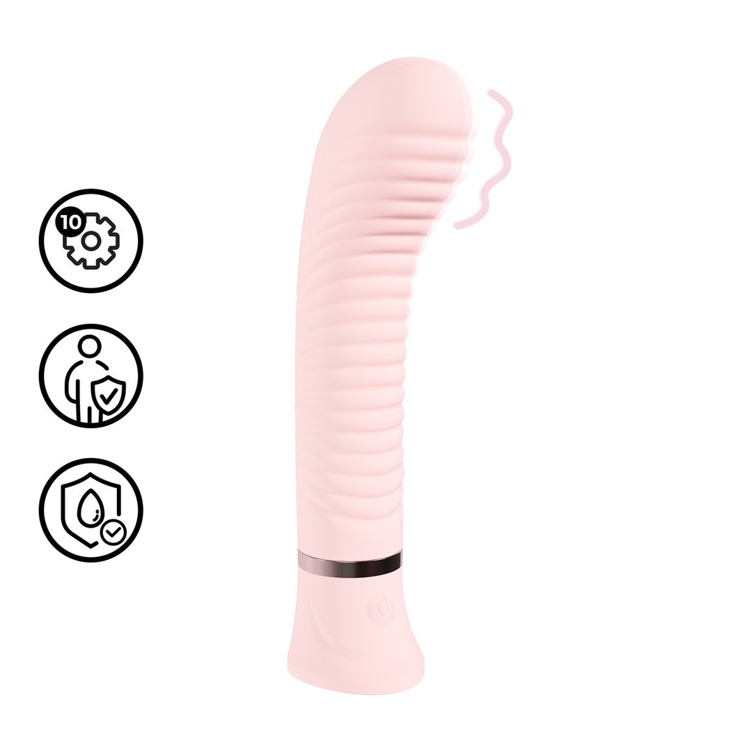 VIBRADOR PARA EL PUNTO G DIVINE RIBBED ROSA LOVELINE