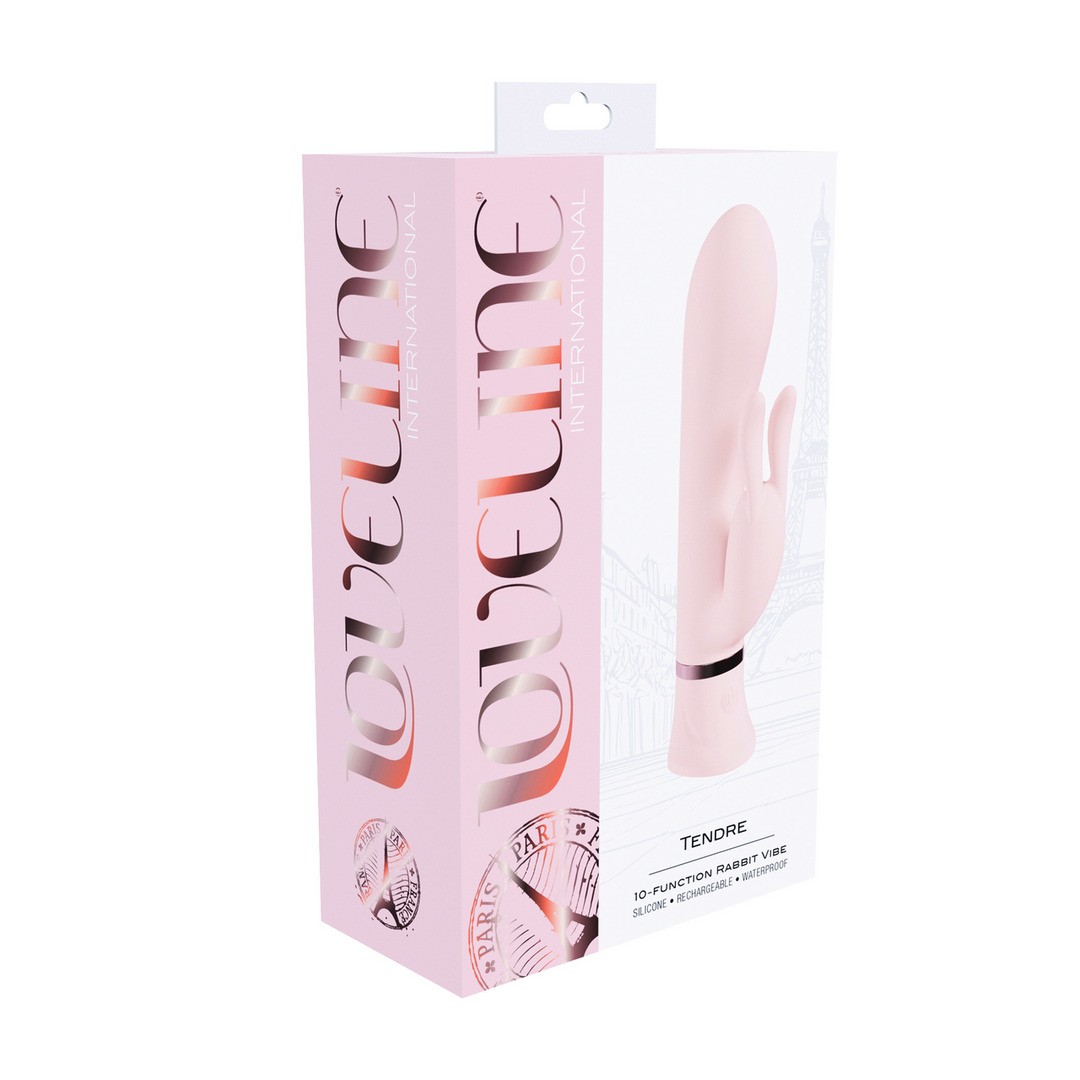 VIBRADOR TENDRE RABBIT VIBE ROSA LOVELINE - Imagen 3