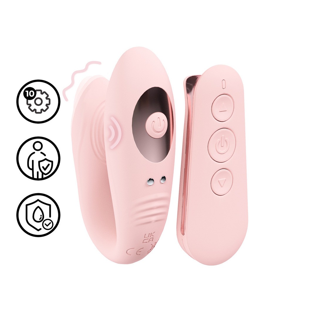 VIBRADOR PARA PAREJAS CON MANDO CHARME VIBE ROSA LOVELINE - Imagen 3