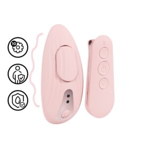 VIBRADOR DE BRAGUITAS CON MANDO CÉLESTE ROSA LOVELINE