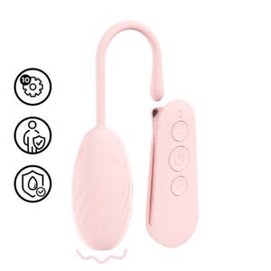 HUEVO VIBRADOR CON MANDO FELICITE 10 FUNCTION ROSA LOVELINE