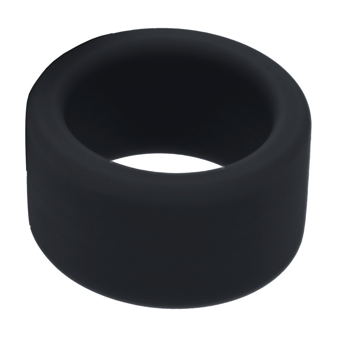 EXTENSOR DE TESTÍCULOS DE SILICONA LÍQUIDA M 34 MM NEGRO LEVELZ