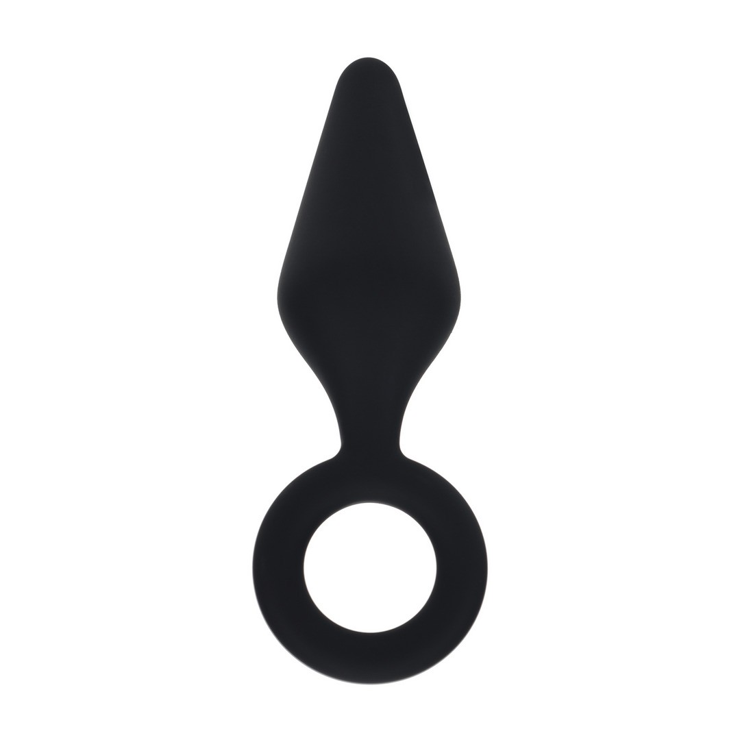 PLUG ANAL DE SILICONA L NEGRO LEVELZ