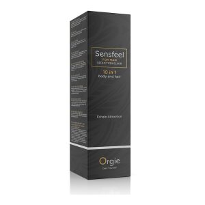 LOCIÓN 10 EN 1 PARA CUERPO Y CABELLO CON FEROMONAS SENSFEEL FOR MAN 100ML ORGIE
