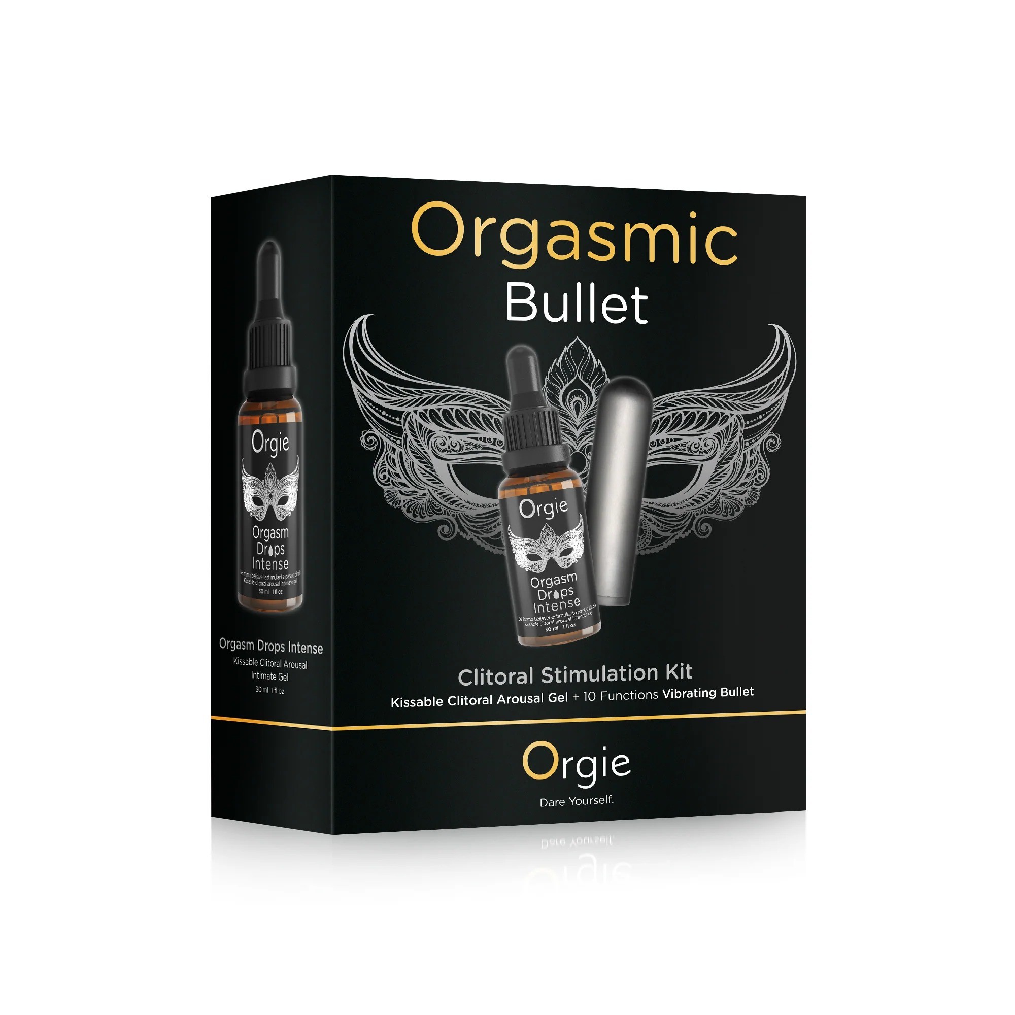 KIT DE ESTIMULACIÓN DEL CLÍTORIS ORGASMIC BULLET ORGIE 30ML - Imagen 4